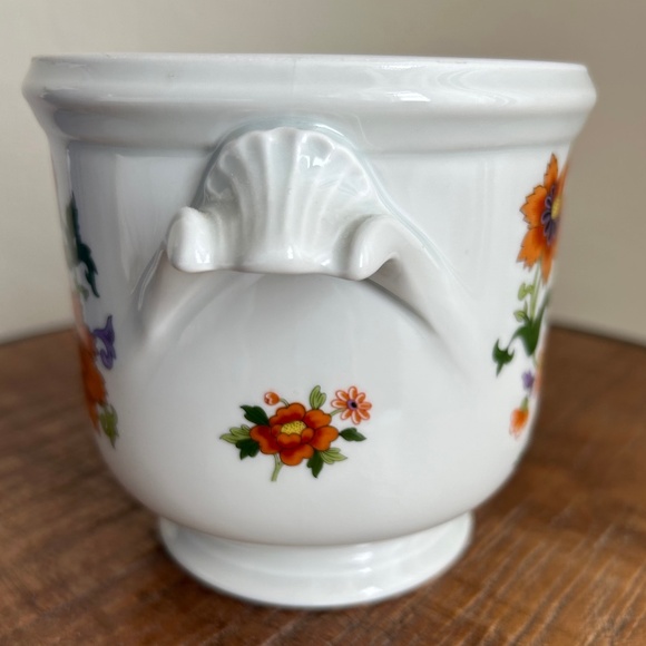 Rochard Limoges French Porcelain Cache Flower Pot Jardinieres - Picture 3 of 5